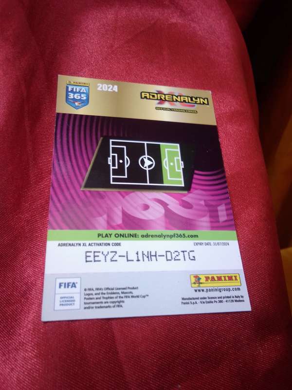 Panini FIFA 365 2024 Silver Foil Trading Card