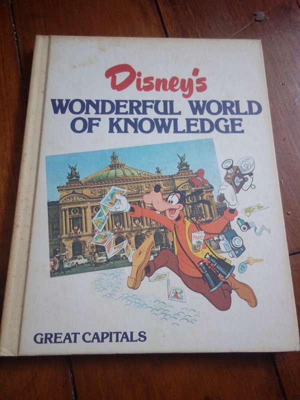 1982 Disney's Great Capitals Hardcover