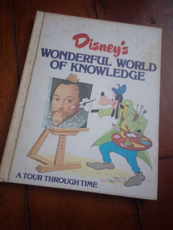 1982 Disney's A Tour Through Time Hardcover