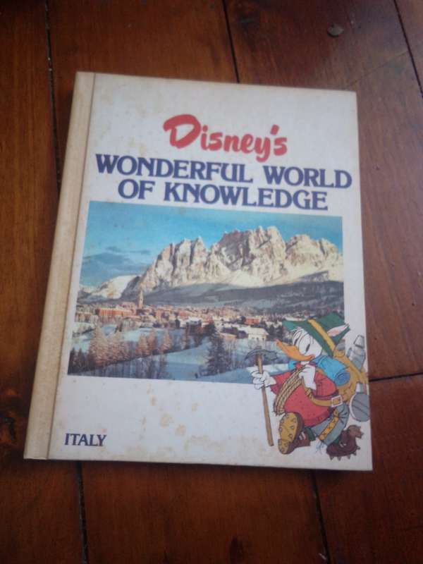 1982 Disney's Wonderful World of Knowledge 'Italy' Hardcover