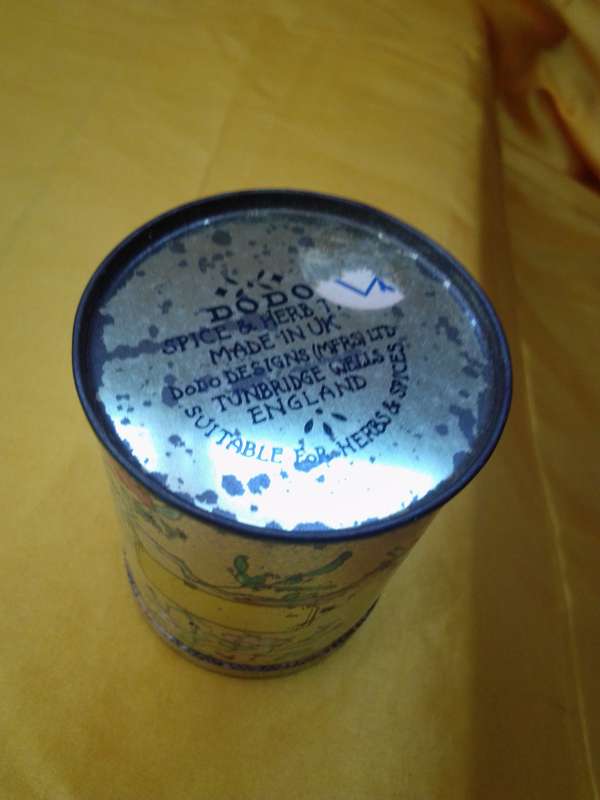 Vintage DODO Spice & Herb Tin