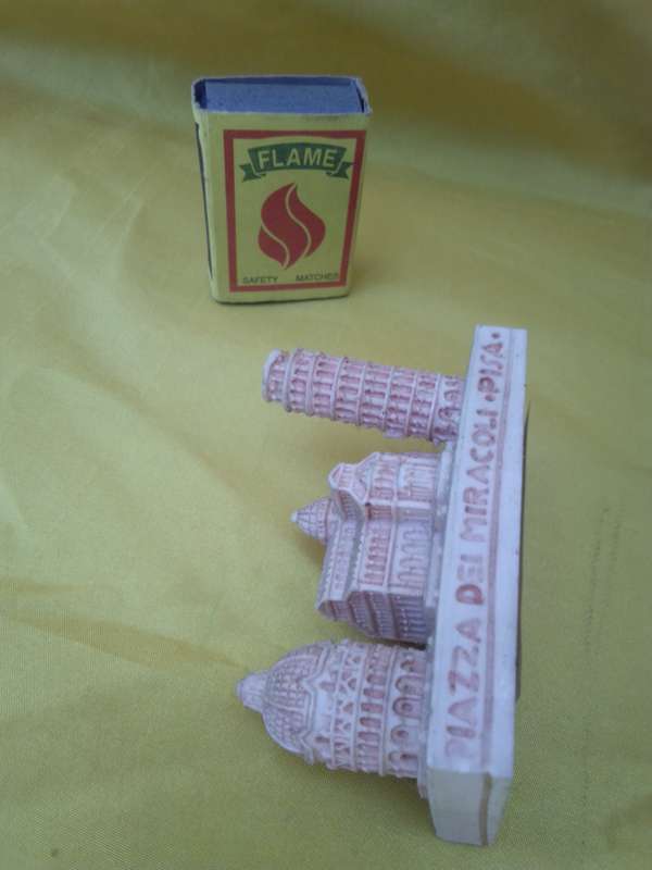 Vintage Tower of Pisa Signed Souvenir
