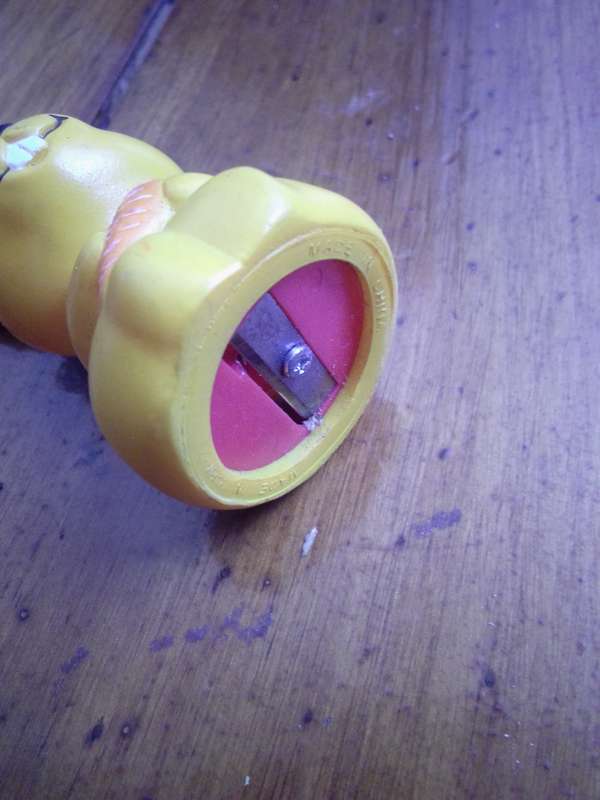 Retro 80's Bunny Pencil Sharpener