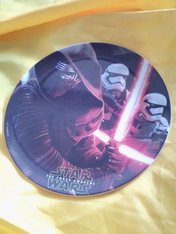 Star Wars The Force Awakens Melamine Plate