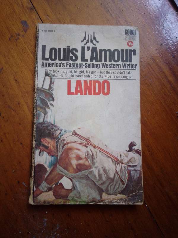 Louis L'Amour LANDO 1975 Paperback