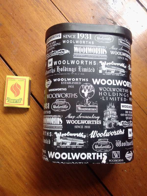 Woolworths Tin