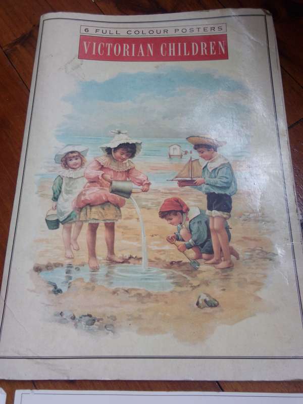 1995 Six Full Colour Posters 'Victorian Children'