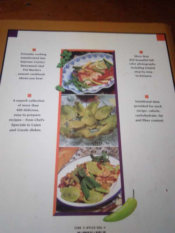 Pol Martins Supreme Cuisine Hardcover