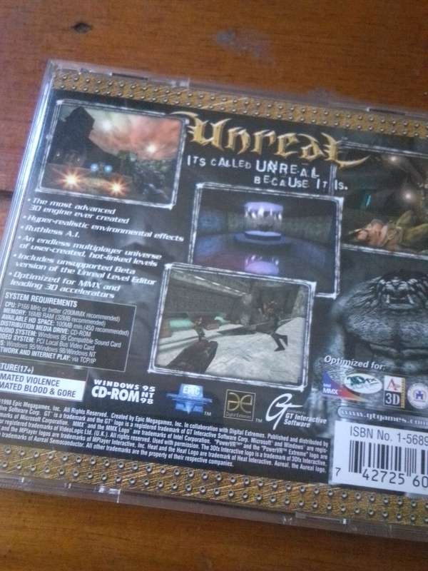 1998 UNREAL PC