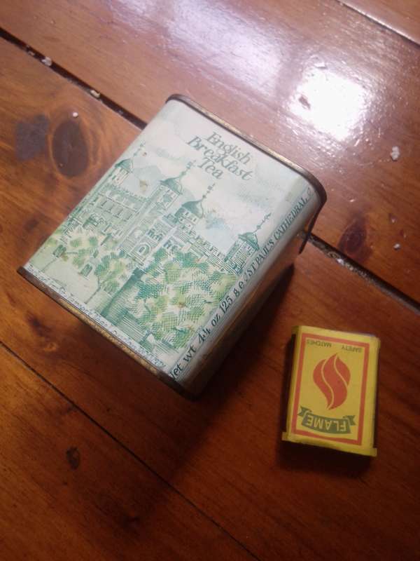 Vintage English Breakfast Tea Tin