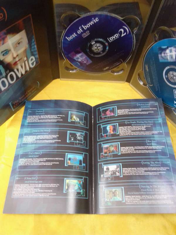 2002 Best Of Bowie 2 Disc DVD Boxset