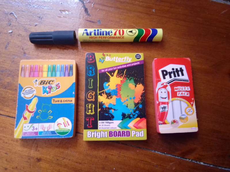 Collection Of Stationery Themed Erasers