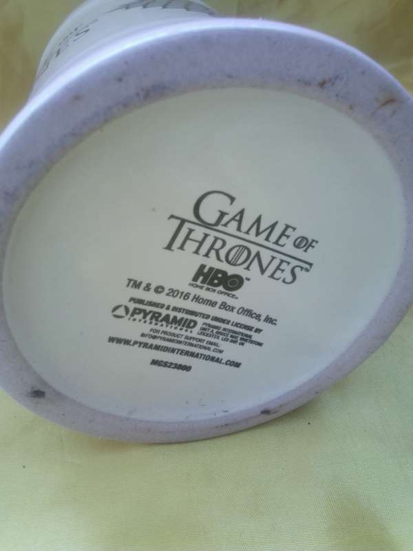 HBO Game Of Thrones Winter is Coming Stark Mug