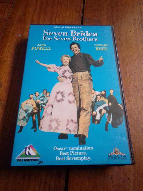 Seven Brides For Seven Brothers (1954) VHS Cassette