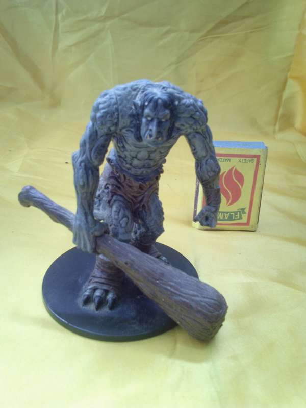 2006 Dungeons & Dragons 50/60 Mountain Troll Wizards Figurine