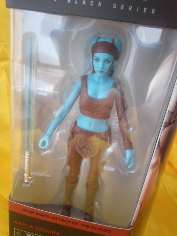 Star Wars Black Series Attack of the Clones 'AAYLA SECURA' Boxed Figurine