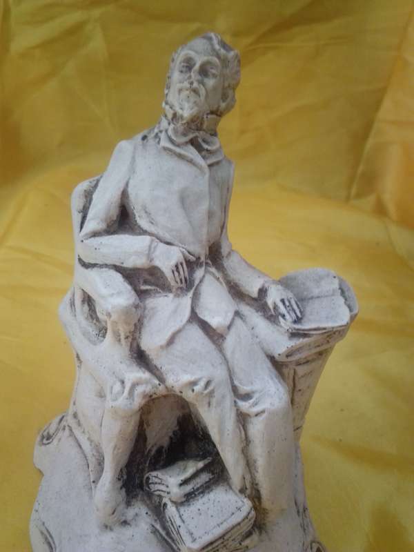 Vintage 1930's - 40's Charles Dickens Resin Figurine