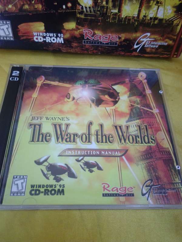 1998 The War of the Worlds Big Box PC