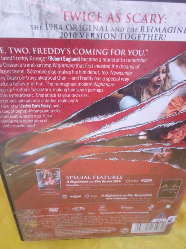 A Nightmare on Elm Street + 2010 Remake of the Original Classic DVD (2 Discs)