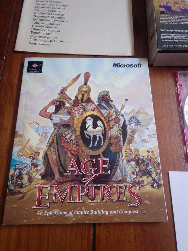 1998 Age of Empires Gold Edition Big Box PC (100% Complete)