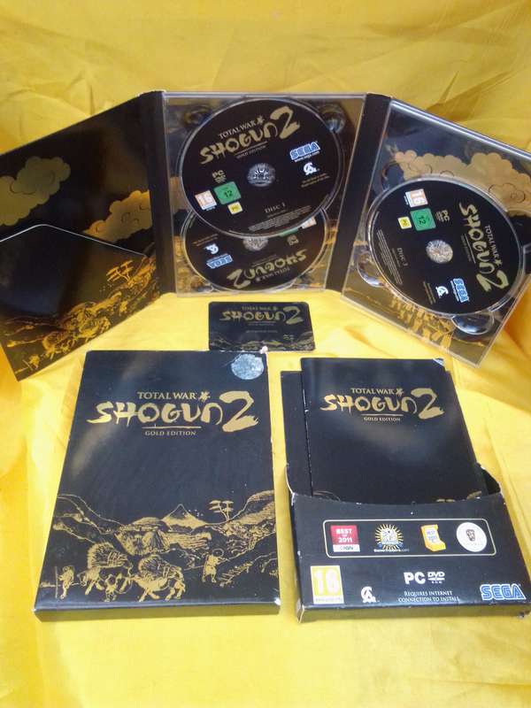 2011 SHOGUN 2 TOTAL WAR GOLD EDITION BOXSET PC