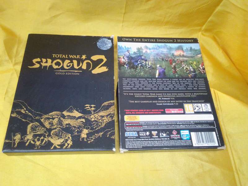 2011 SHOGUN 2 TOTAL WAR GOLD EDITION BOXSET PC