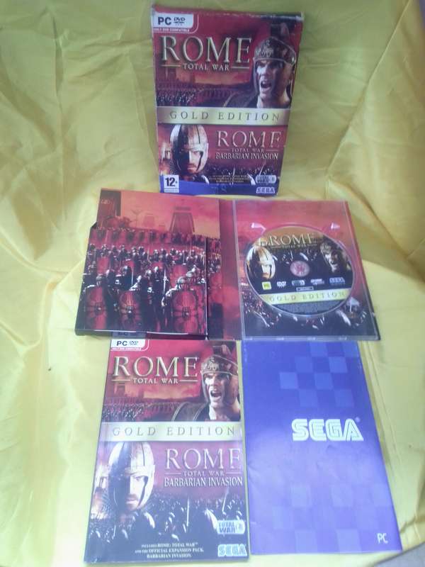 Rome Total War + Barbarian Invasion Expansion PC (Small Box Set)