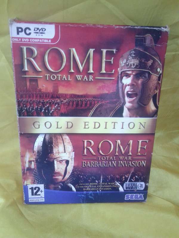 Rome Total War + Barbarian Invasion Expansion PC (Small Box Set)