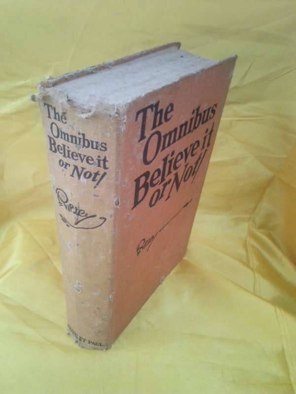 Rare 1934 First Edition The Omnibus Believe it or Not Ripleys