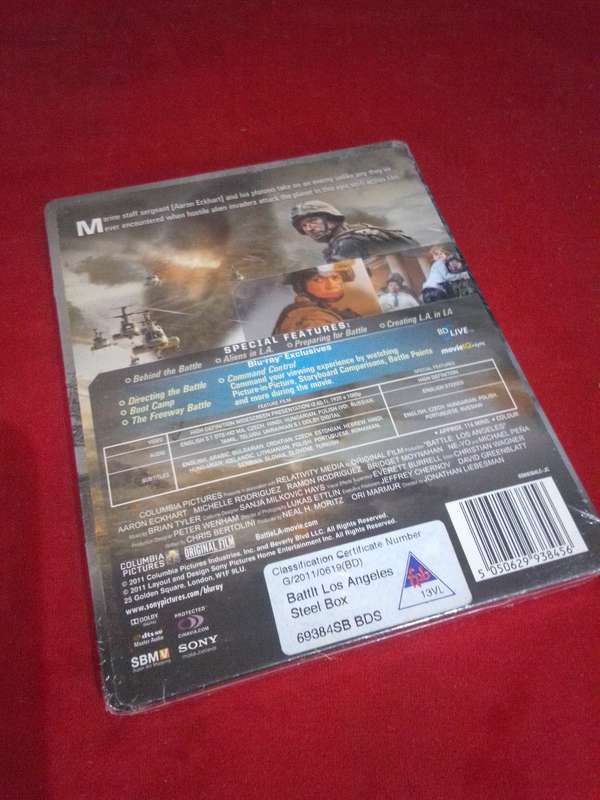 Steelbook Blu-ray World Invasion Battle Los Angeles (Factory Sealed)
