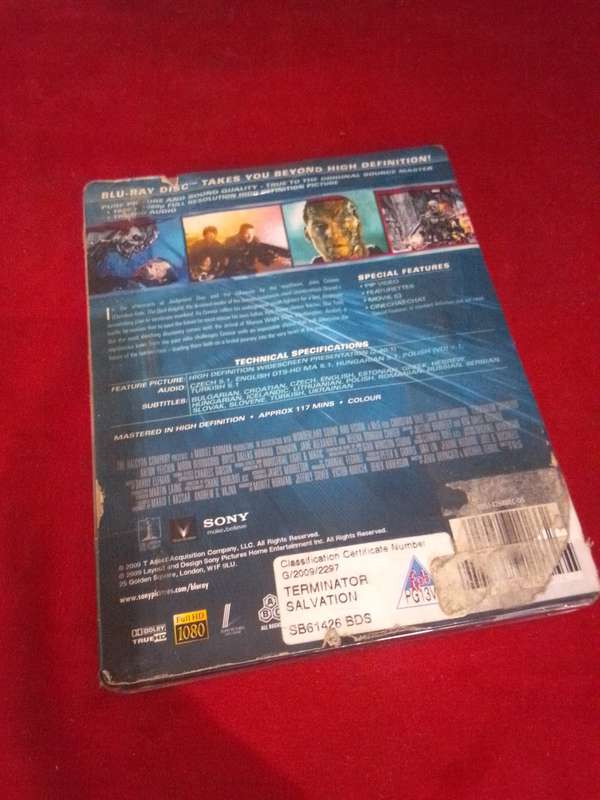 Steelbook Blu-ray Disc Terminator Salvation