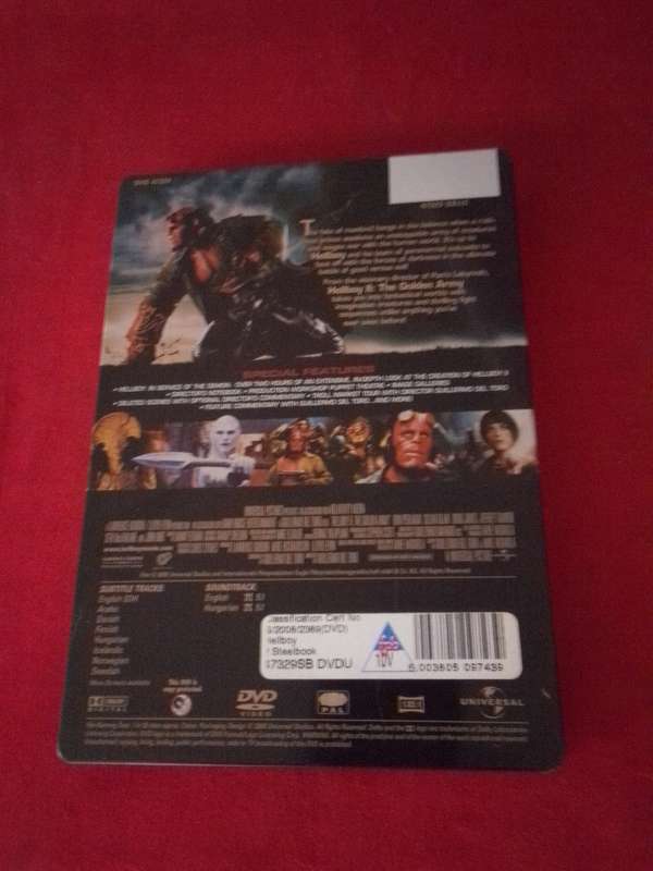 Steelbook DVD HELLBOY II THE GOLDEN ARMY 2 DISC SPECIAL EDITION