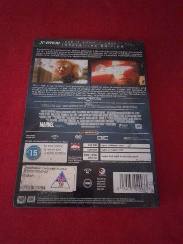 Steelbook DVD X-MEN DEFINITIVE EDITION 2 DISC