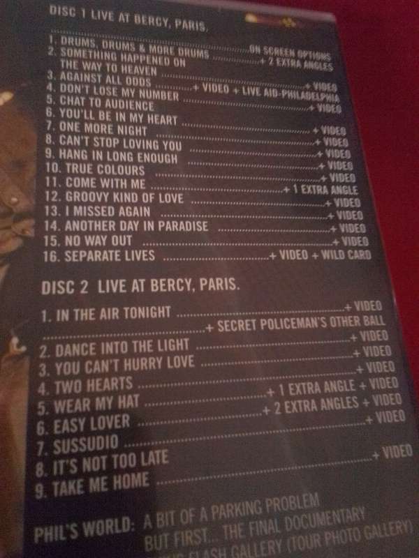 Phil Collins Finally... The First Farewell Tour DVD