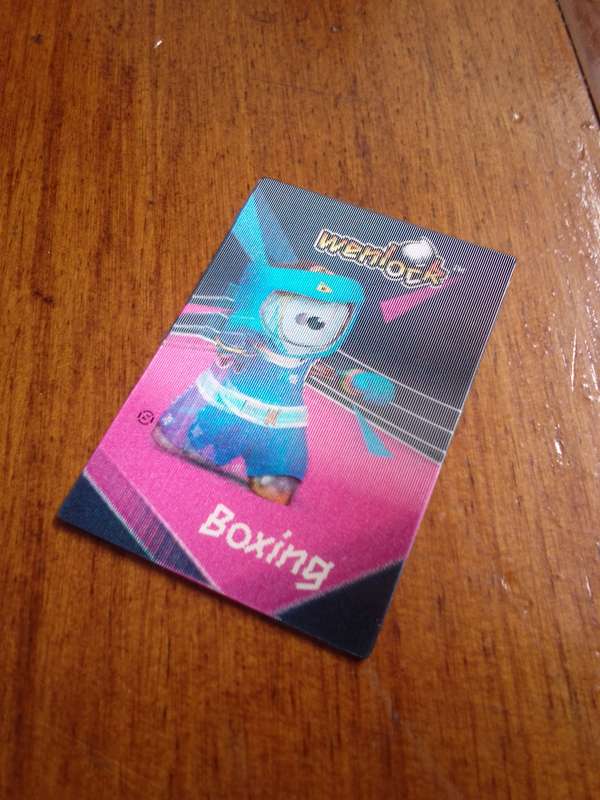 Wenlock 2012 Olympic Games 3D Trading Card #17 Boxing