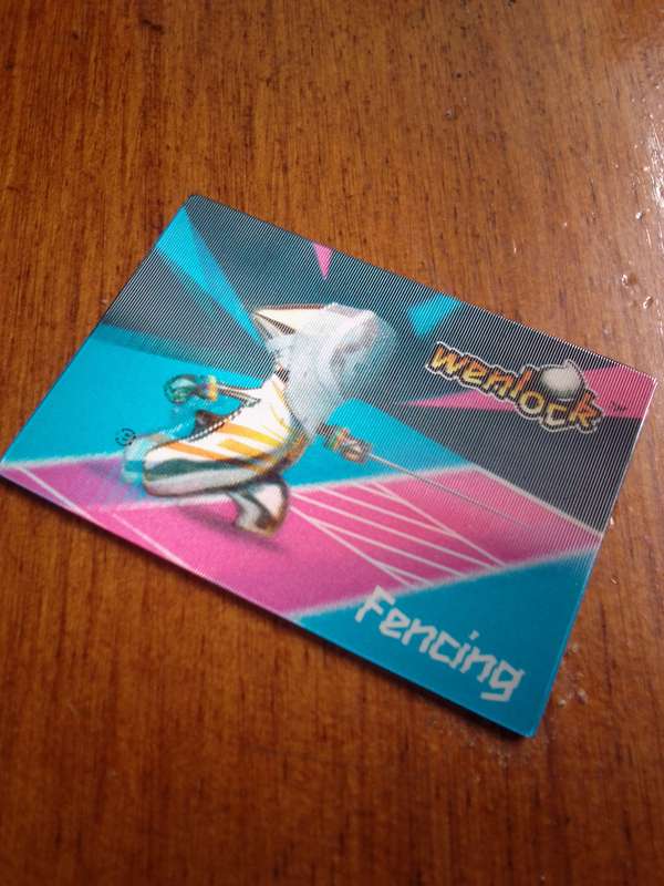 Wenlock 2012 Olympic Games 3D Trading Card #35 Fencing