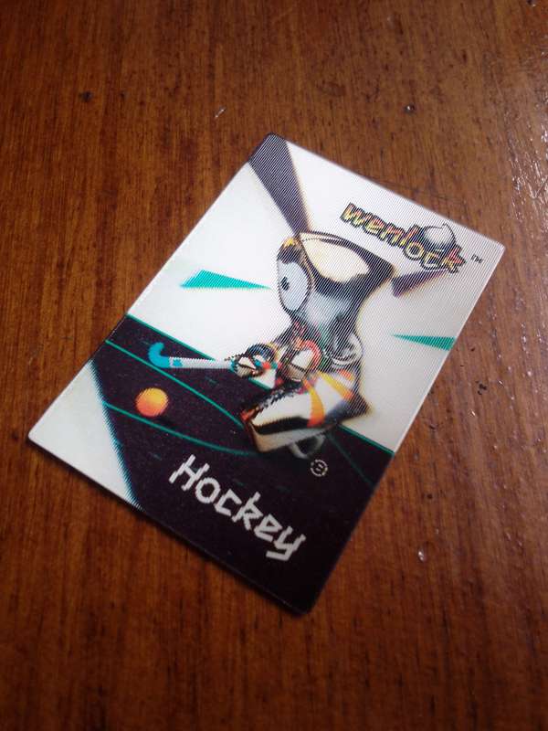 Wenlock 2012 Olympic Games 3D Trading Card #31 Hockey