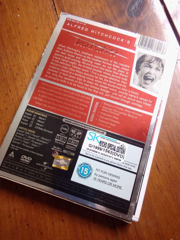 PSYCHO 2 DISC SPECIAL EDITION DVD