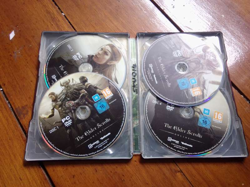 Steelbook PC The Elder Scrolls online 4 Disc Imperial Edition