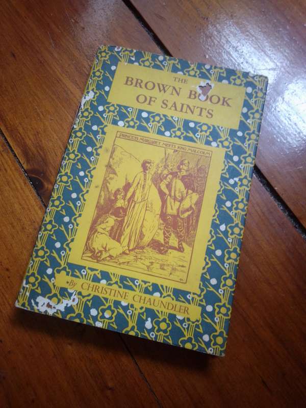 Circa 1955 The Brown Book of Saints Hardcover