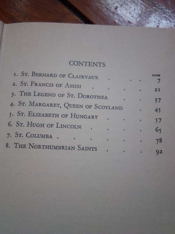 Circa 1955 The Brown Book of Saints Hardcover