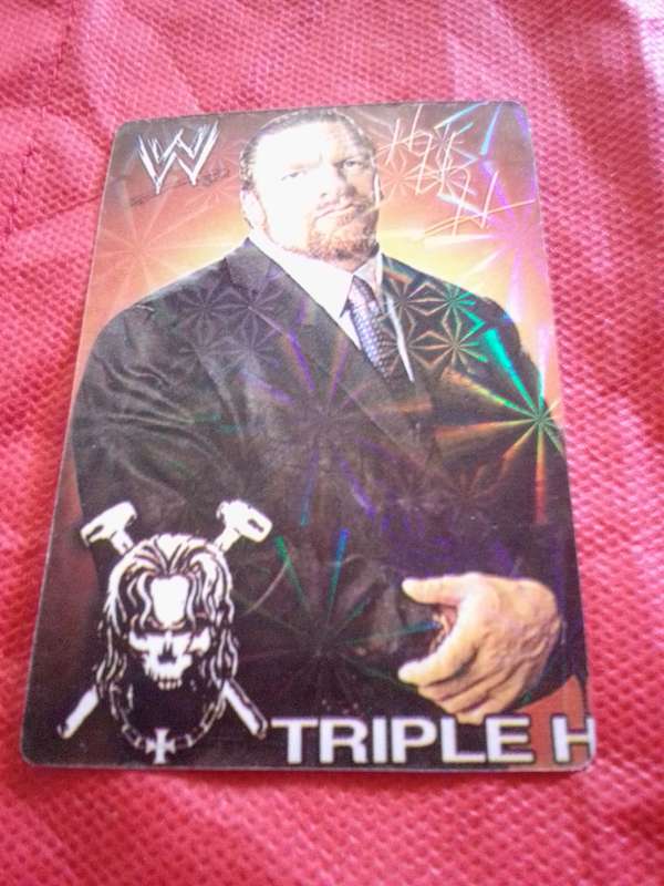 WWE RAW 'TRIPLE H' TRADING CARD