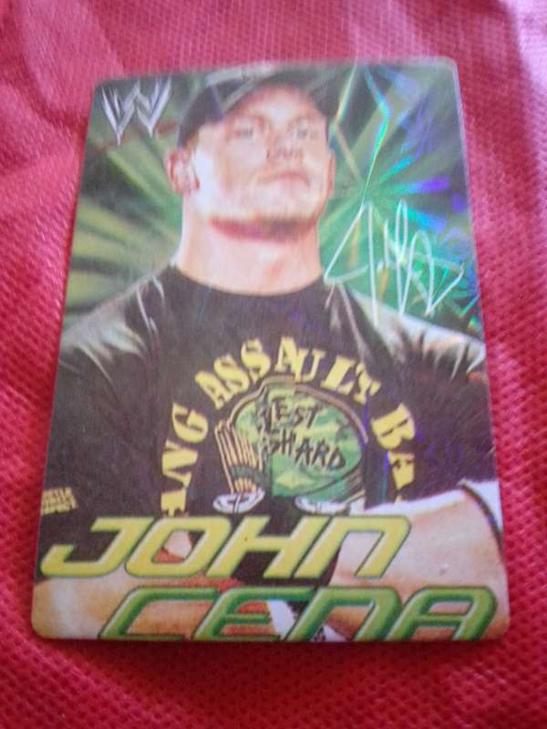 WWE RAW 'JOHN CENA' TRADING CARD