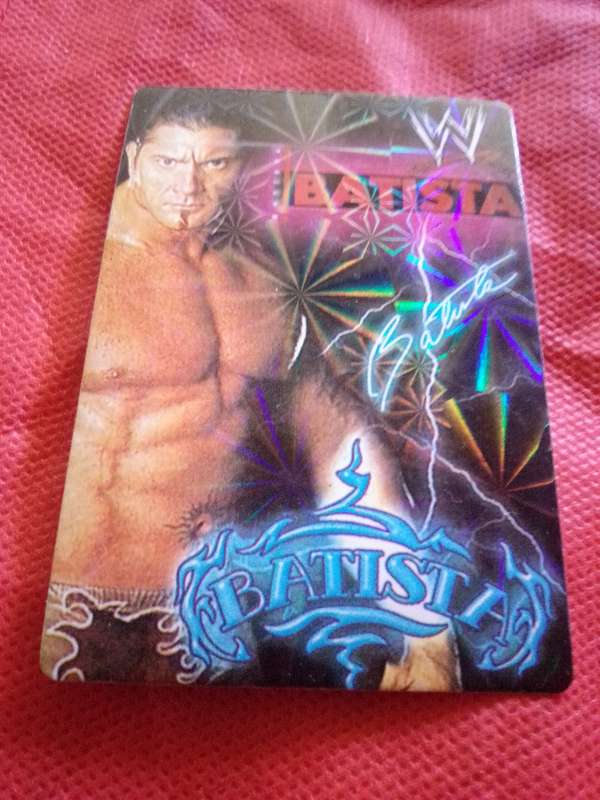 WWE SMACKDOWN 'DAVE BATISTA' TRADING CARD