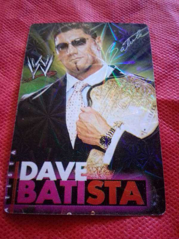 WWE SMACKDOWN 'DAVE BATISTA' TRADING CARD
