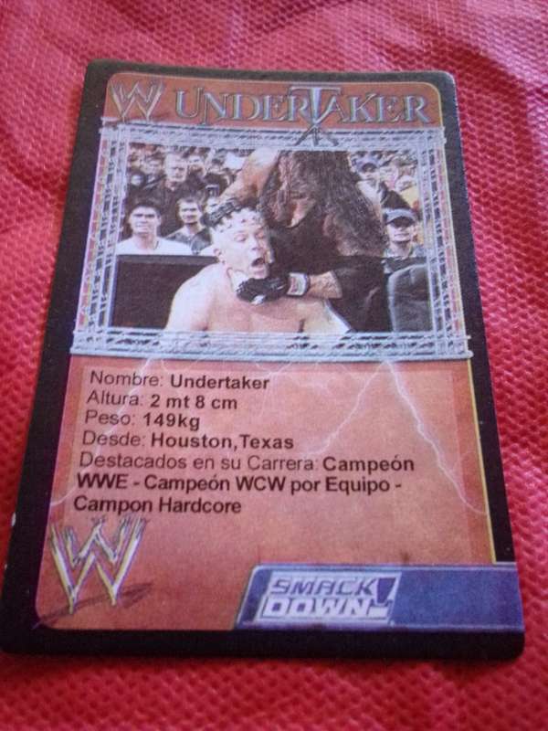 WWE SMACKDOWN 'THE UNDERTAKER' TRADING CARD