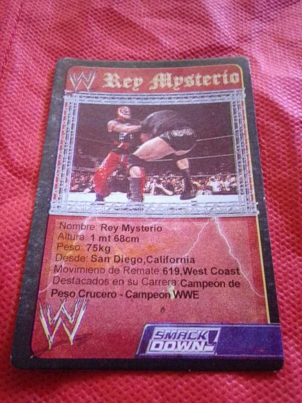 WWE SMACKDOWN 'REY MYSTERIO' TRADING CARD