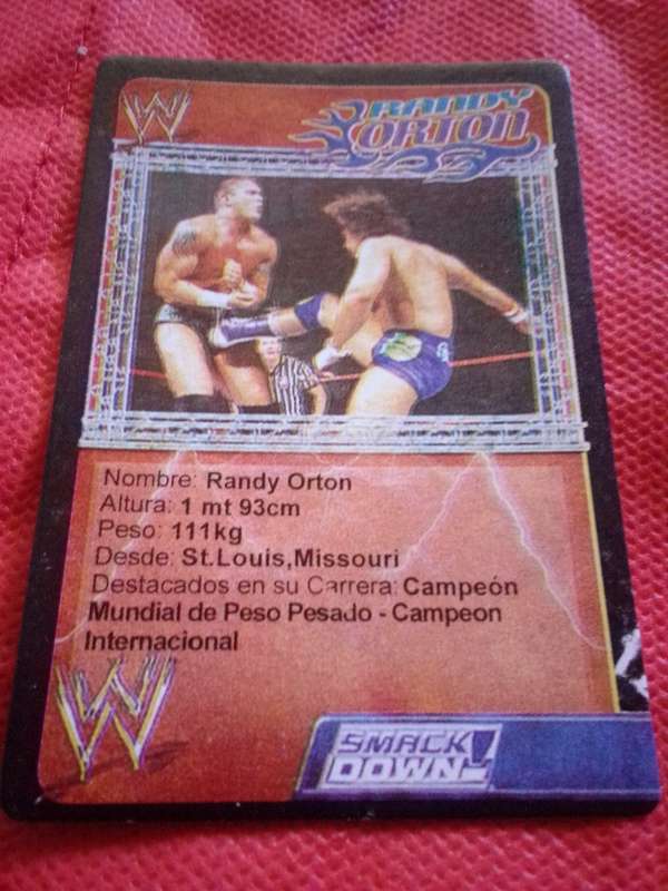 WWE SMACKDOWN 'RANDY ORTON' TRADING CARD