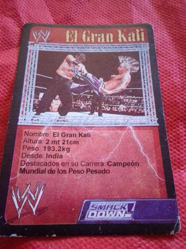 WWE SMACKDOWN 'EL GRAN KALI' TRADING CARD