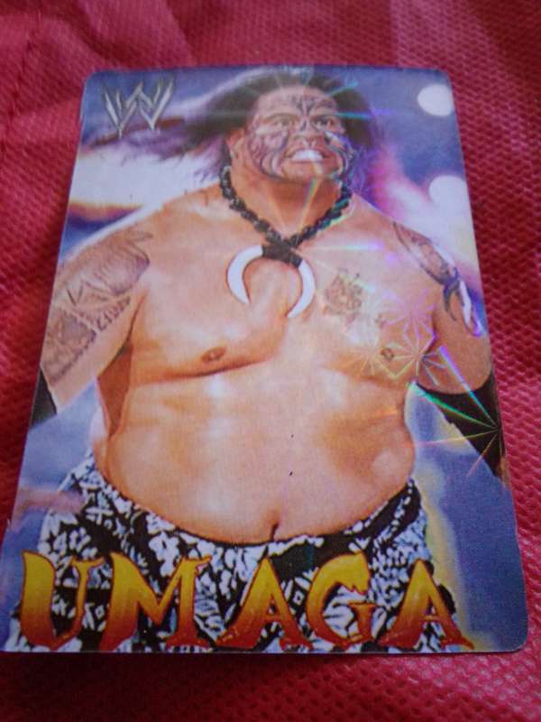 WWE SMACKDOWN 'UMAGA' TRADING CARD